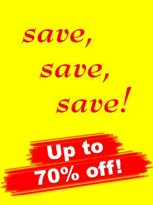 All at wholesale bulk prices - up to 70% off!