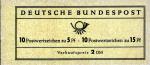 FRD (FR.Germany) MH8II (complete.issue.), 14 Kerben in the Deckelperforation unmounted mint / never hinged