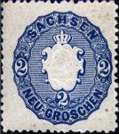 Saxe 17 neuf avec gomme originale