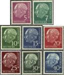 GermaniaD (Germania.Germania) 179y,181y,183y-186y, 259y-260y (completa.Problema.) floureszierend MNH